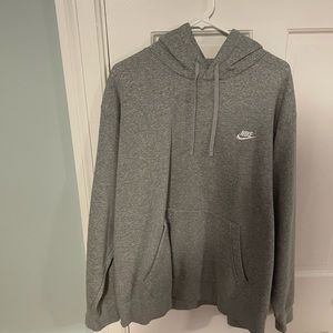 Nike Dark Gray Mens pullover fleece hoodie (XXL)